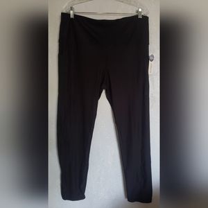 NWT Empetua Women's Black High-waisted Active Control Leggings with side pocket